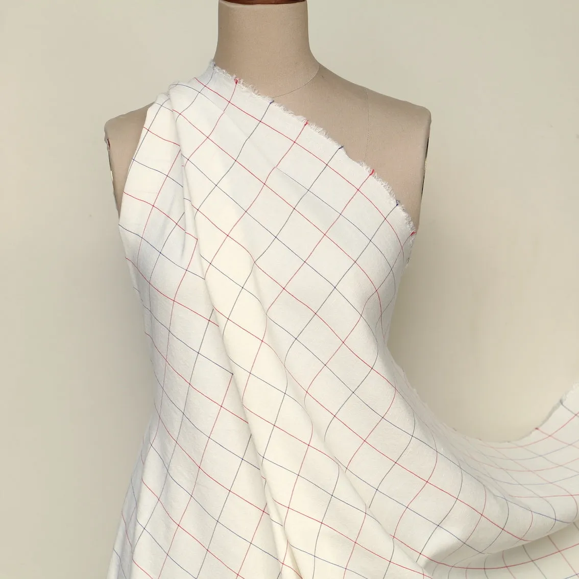 Ivory Elements Linen Check