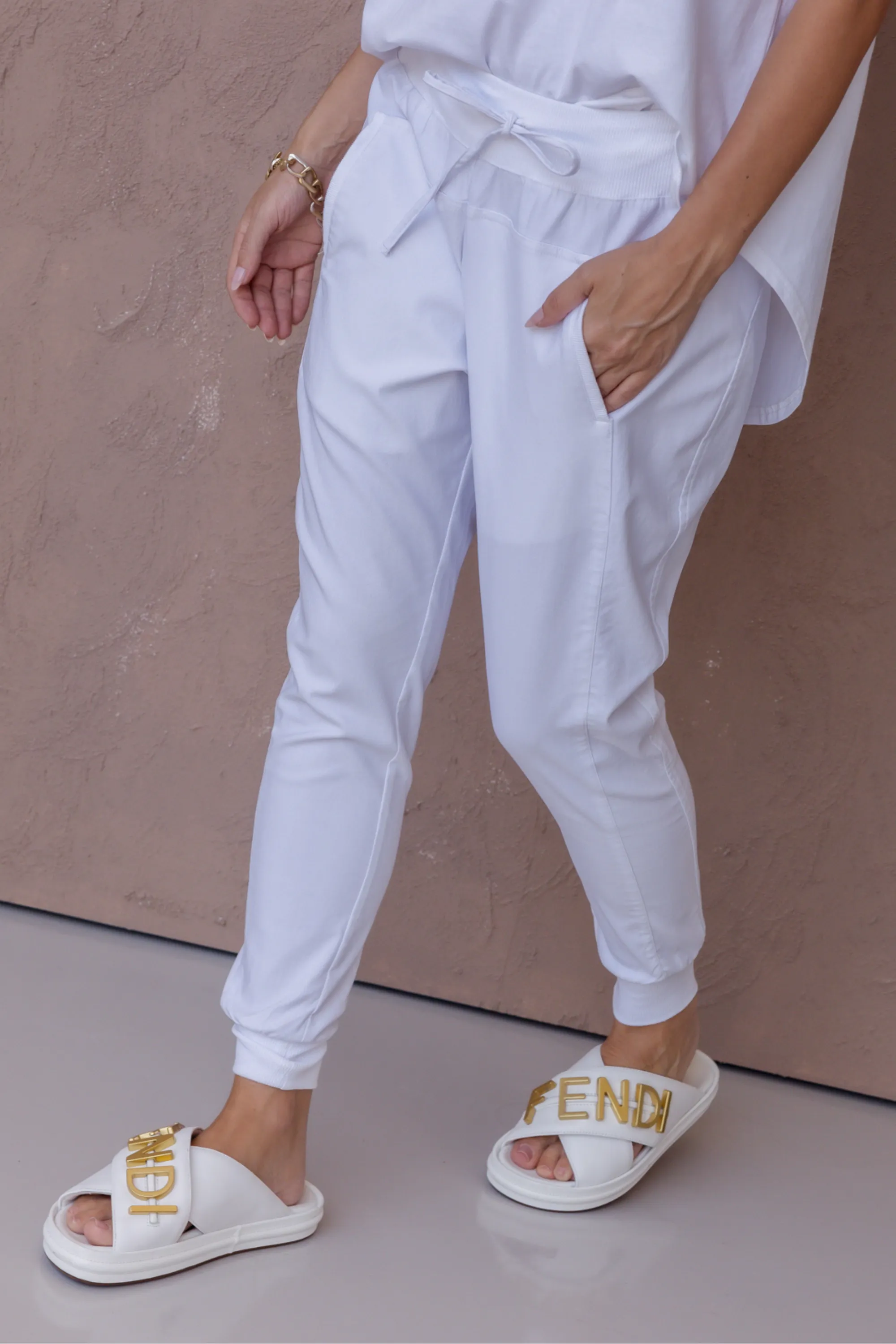 JOEY Pants White