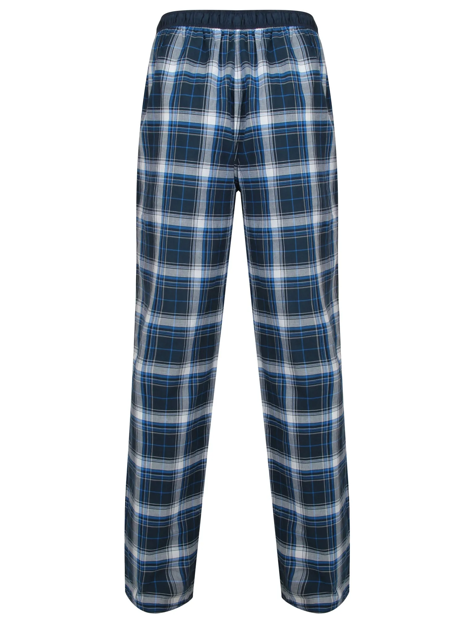Jowett Checked Lounge Pants In Blue - Tokyo Laundry
