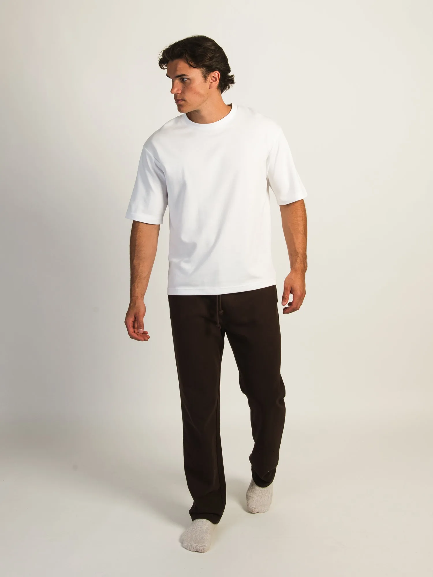 KOLBY VINTAGE WASH LOUNGE PANT - BROWN