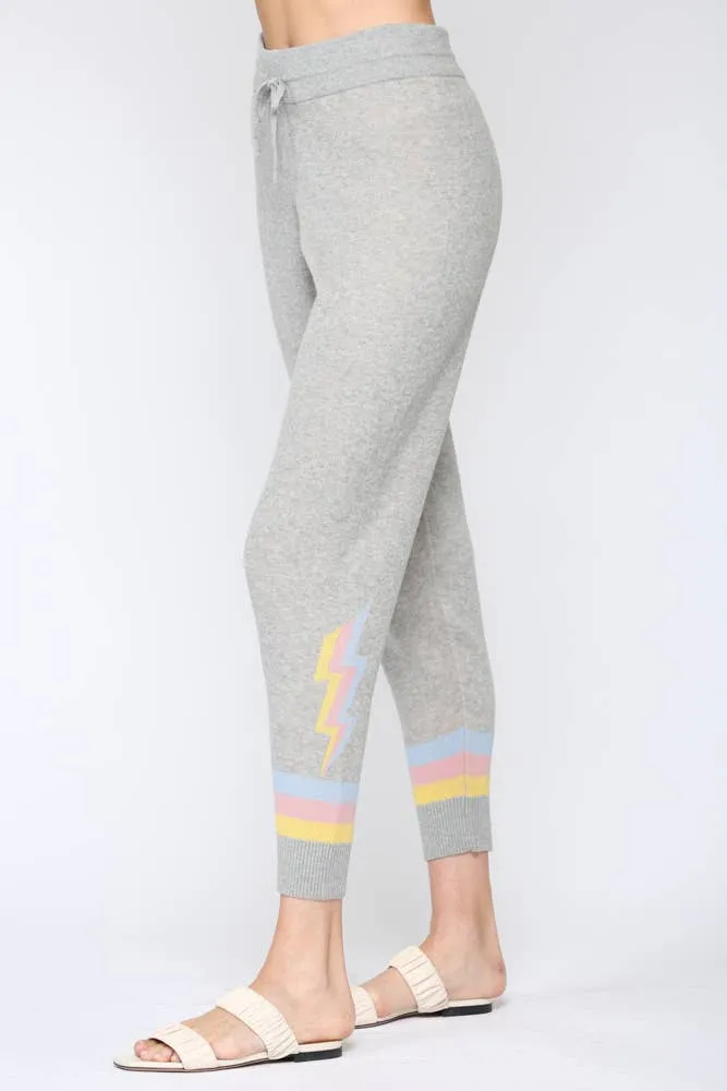 Lighting Bolt Knitted Pants