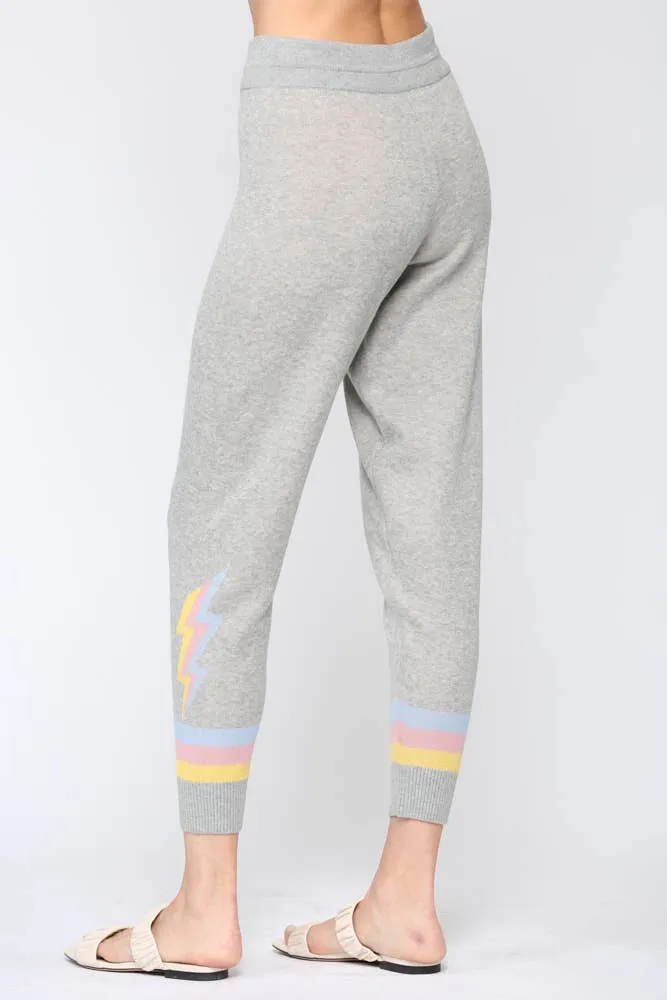 Lighting Bolt Knitted Pants