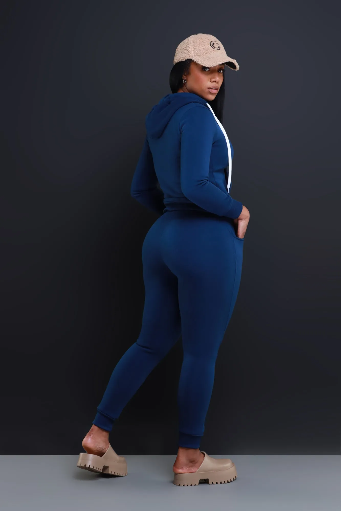 Like That Jogger Set - Navy