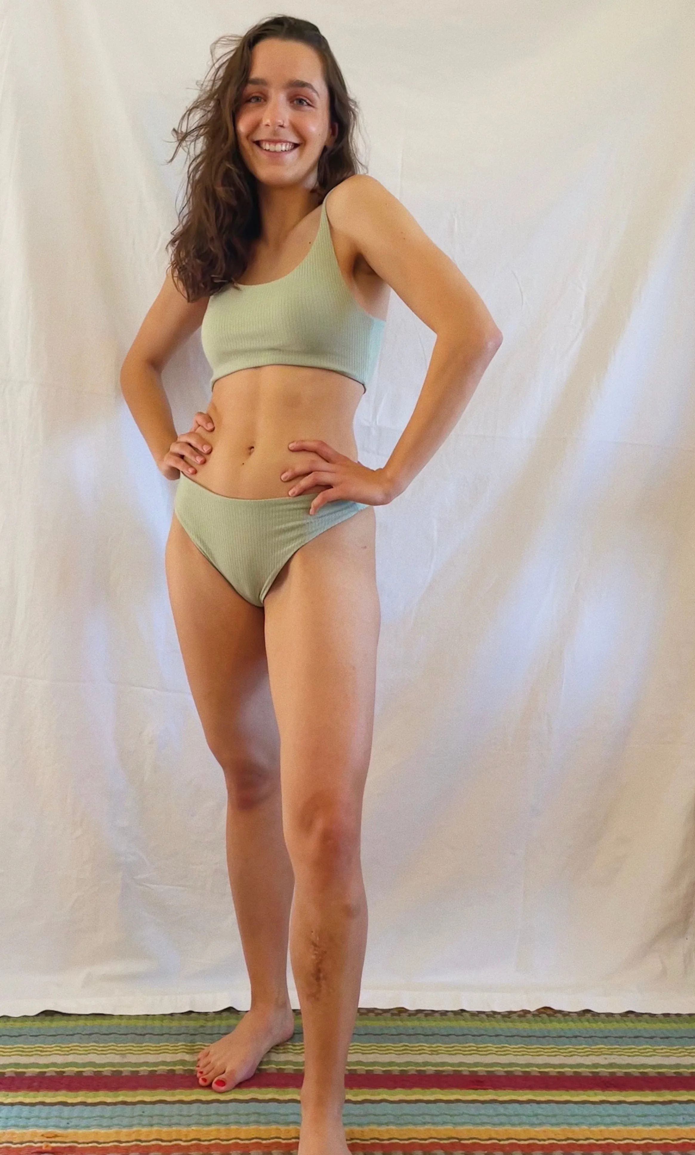 Mint High Waist Thong