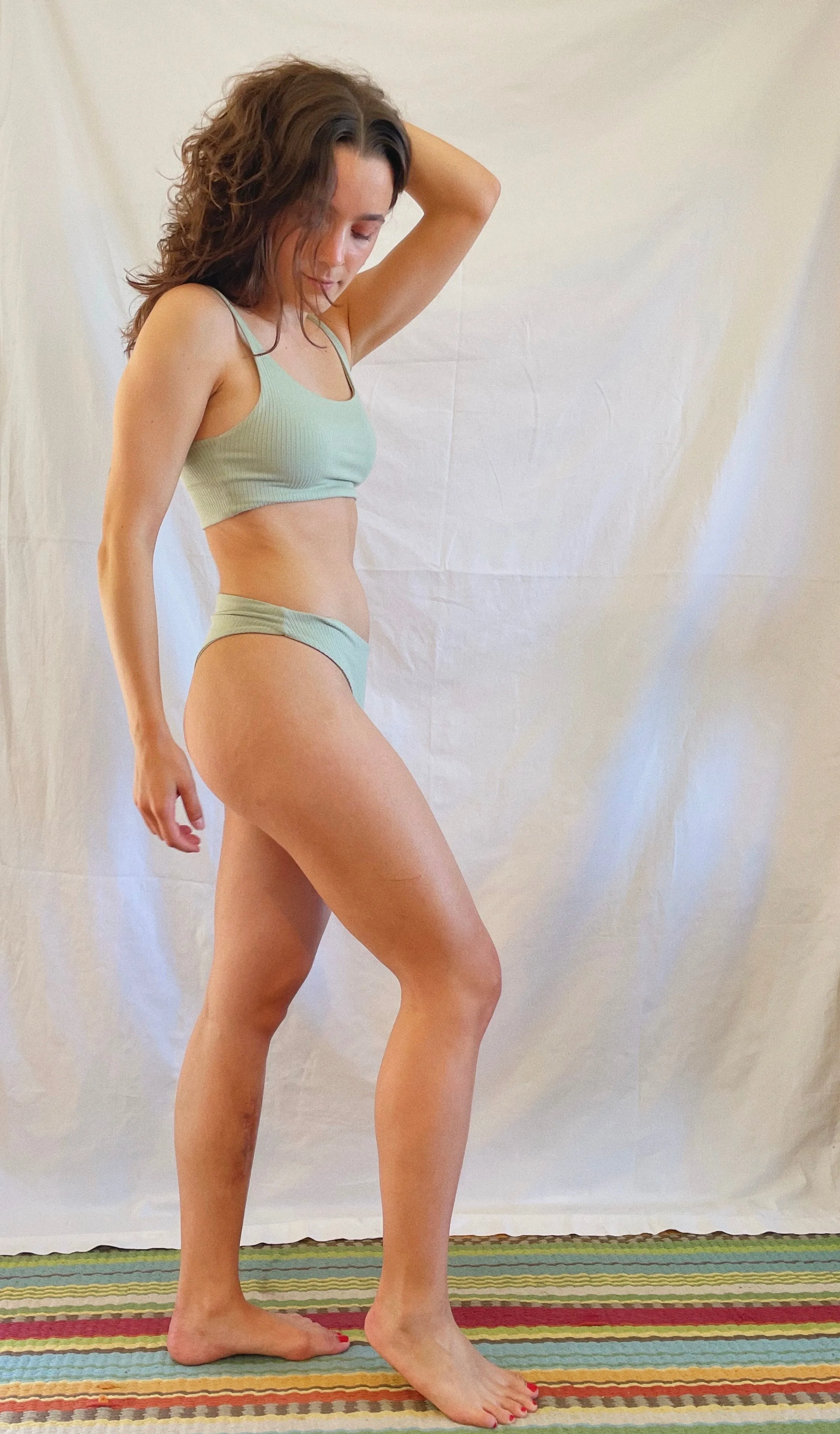 Mint High Waist Thong