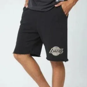 Mitchell & Ness - LA Lakers Silver Logo Fleece Short