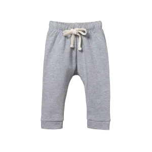 NATURE BABY DRAWSTRING PANT GREY MARLE