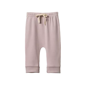 NATURE BABY DRAWSTRING PANTS LILAC