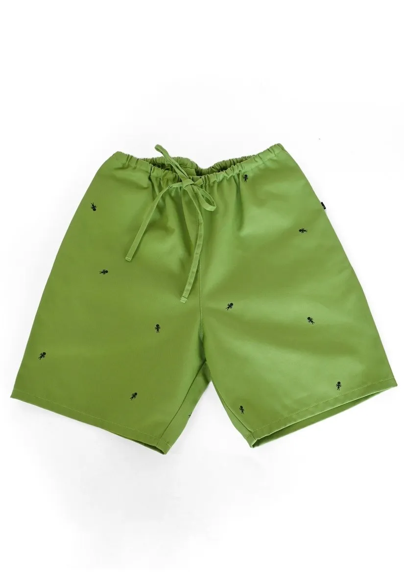 "Ants on Your Pants" Shorts - Avocado Green