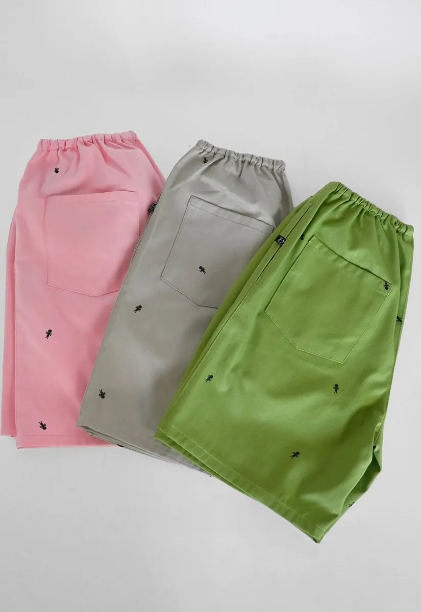 "Ants on Your Pants" Shorts - Avocado Green