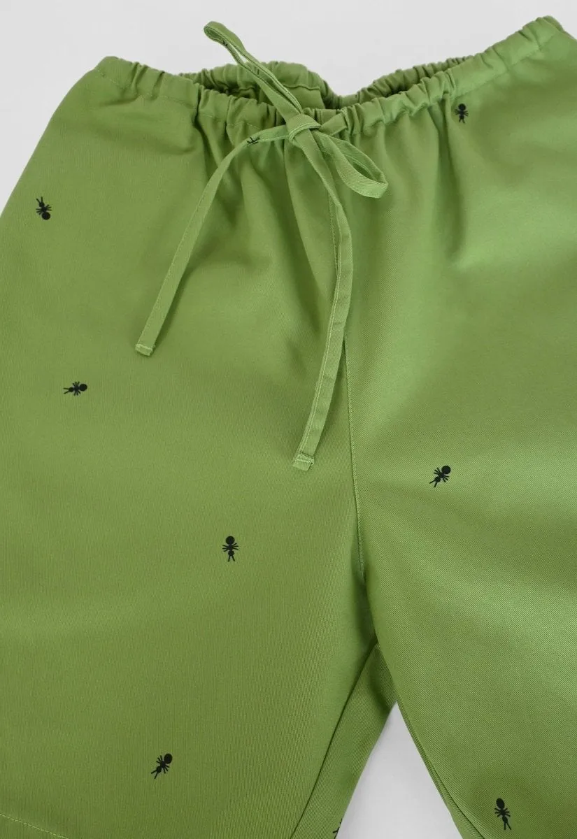 "Ants on Your Pants" Shorts - Avocado Green
