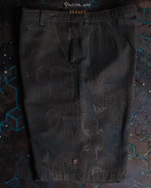 Skate Short Men / Combed Cotton Herringbone - DRAGON