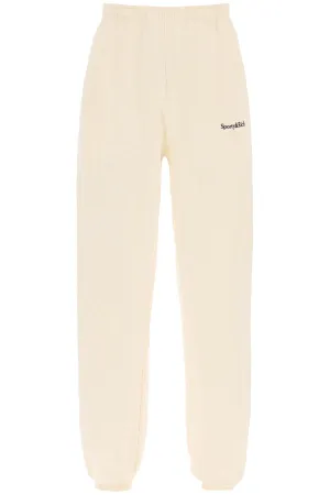 Sporty rich jogger pants with logo detail