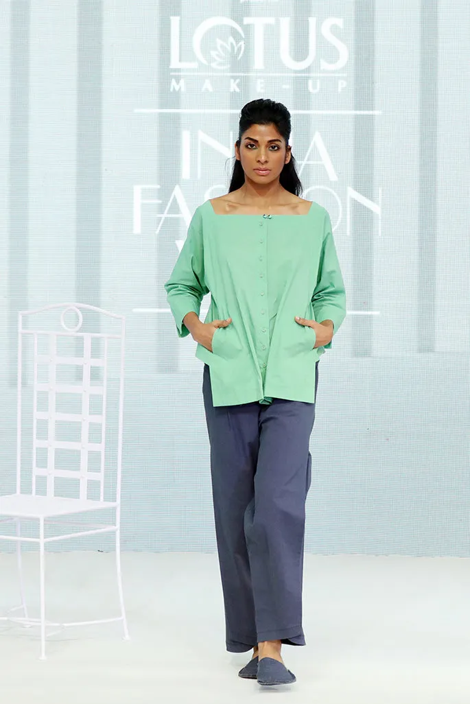 Super Soft Organic Cotton Flared Shirt