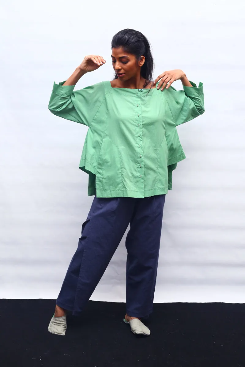 Super Soft Organic Cotton Flared Shirt