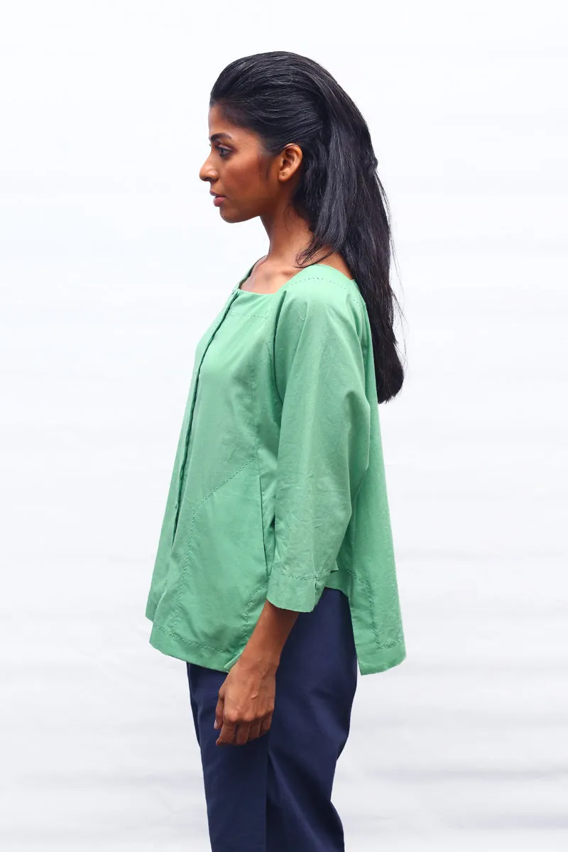 Super Soft Organic Cotton Flared Shirt