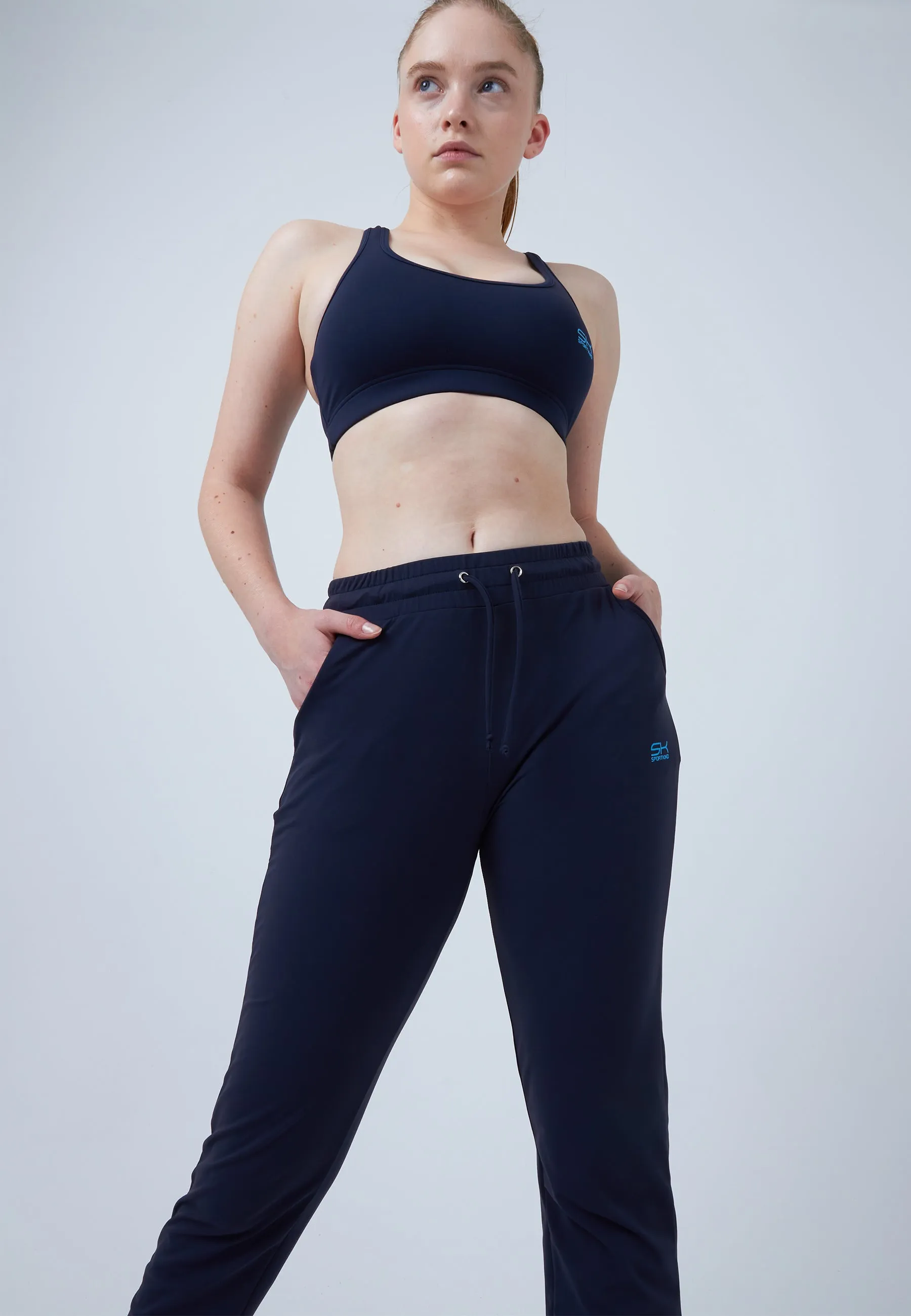 Tennis Tracksuit Pants, navy blue