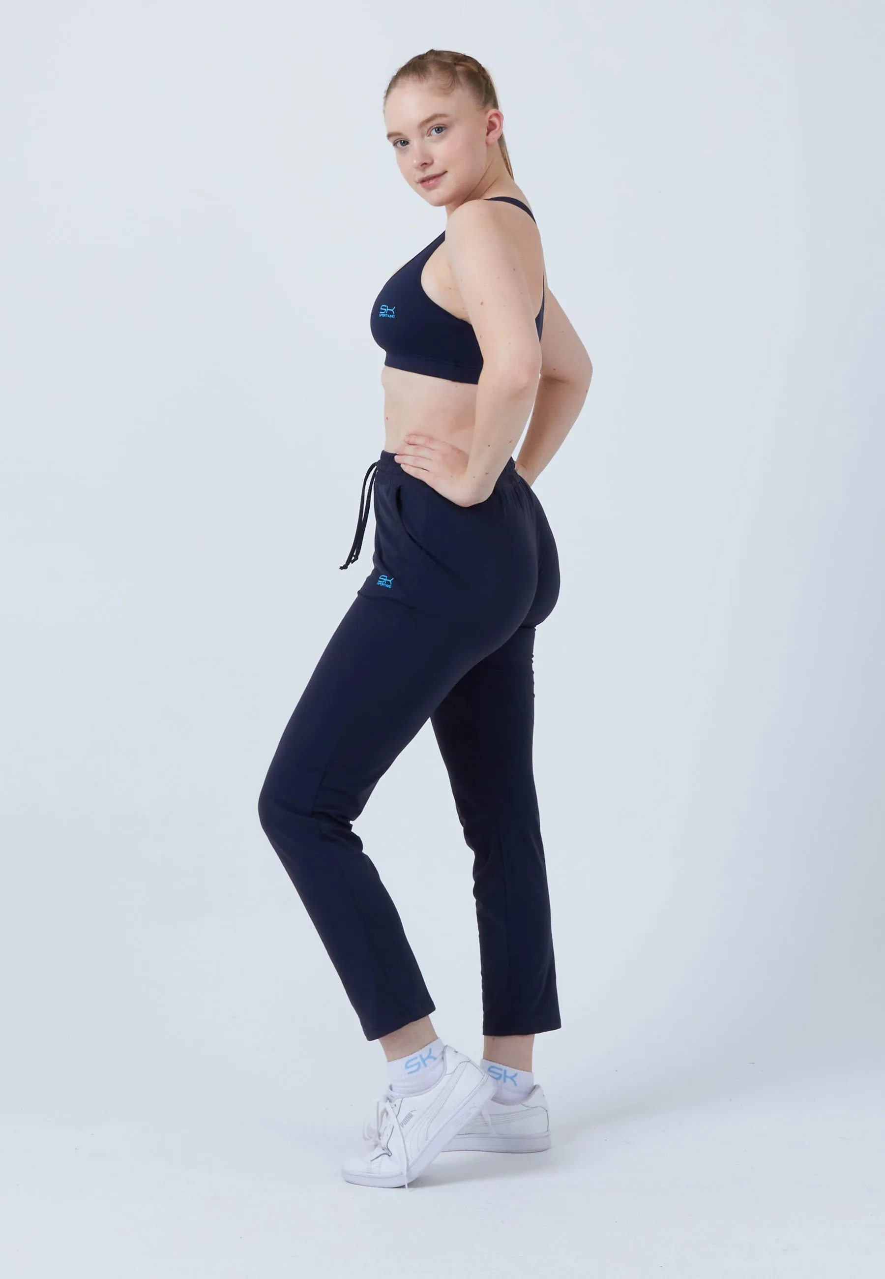 Tennis Tracksuit Pants, navy blue