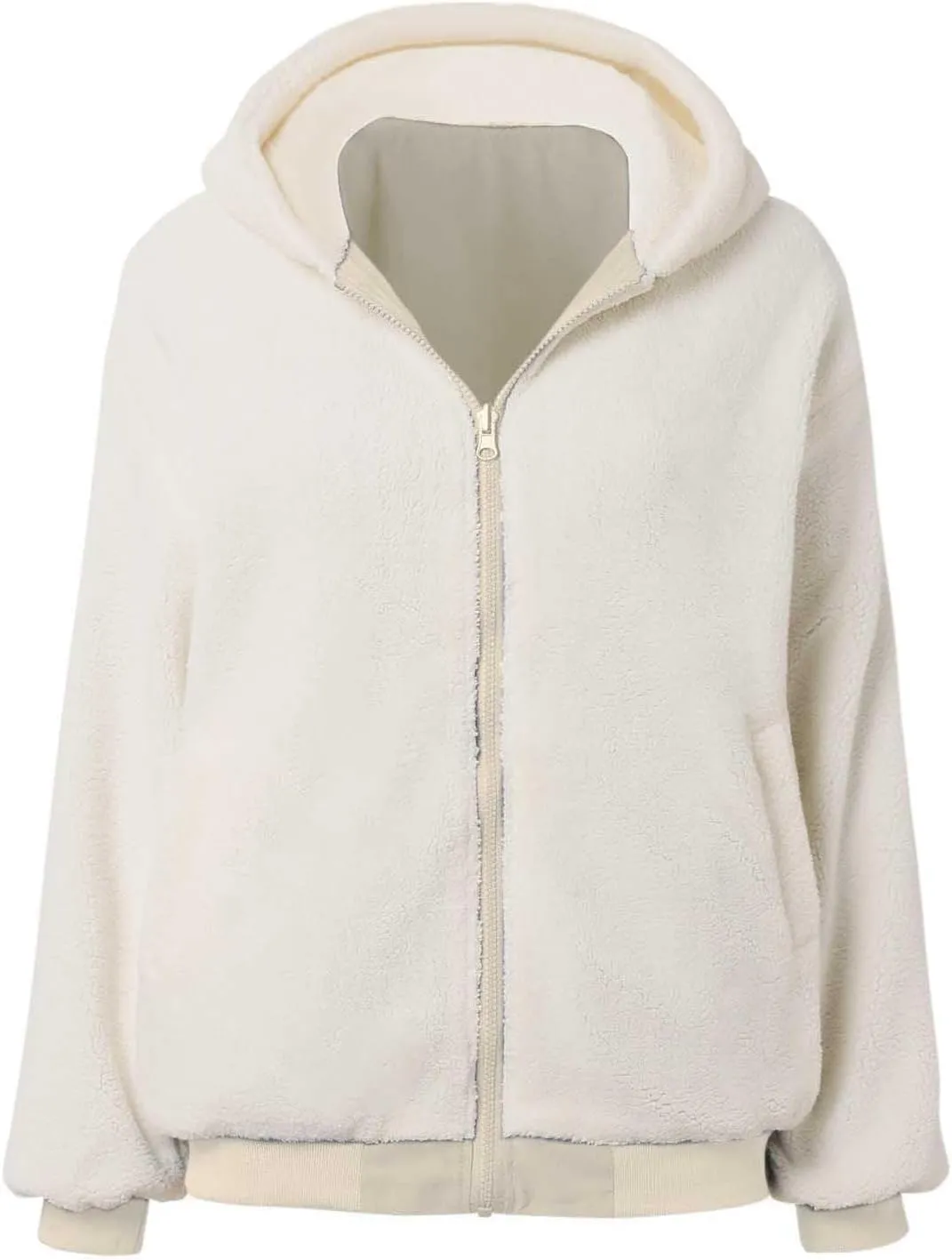 Women down Jackets With Thickened Wool Double Jacket Hooded Thick Jacket Top Womens Style Winter Coat