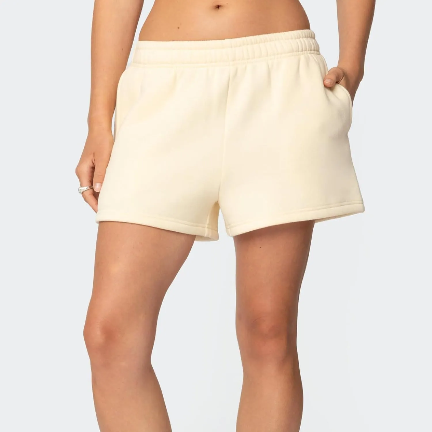 Women Low Rise Sweat Shorts Casual Y2k Drawstring Low Waisted Athletic Shorts Summer Cute Lounge Running Shorts