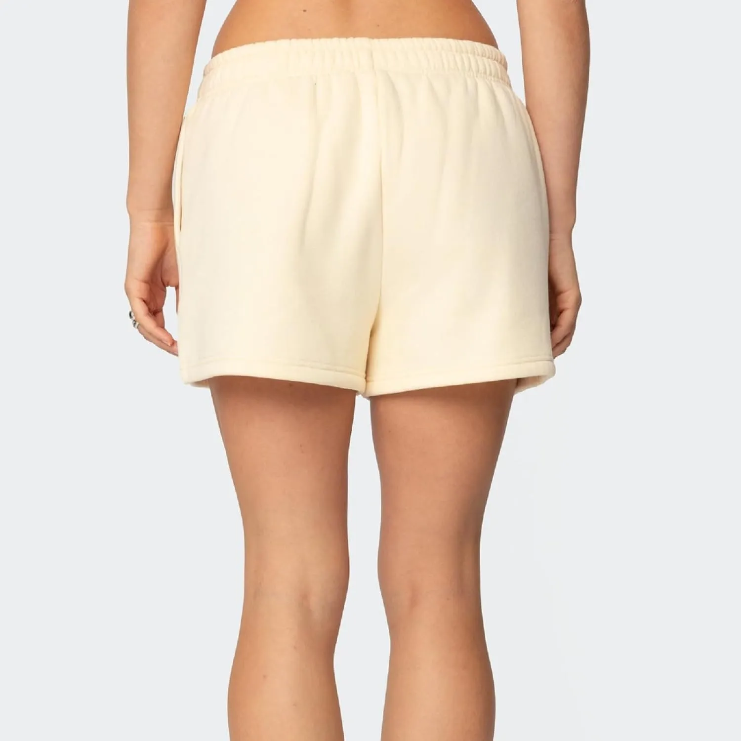 Women Low Rise Sweat Shorts Casual Y2k Drawstring Low Waisted Athletic Shorts Summer Cute Lounge Running Shorts