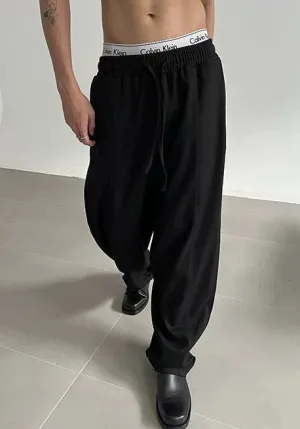 Zhou Drawstring Classic Gartered Pants